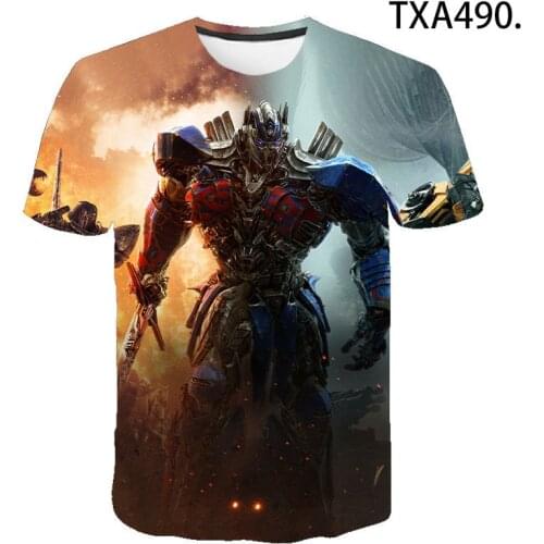 New Summer Transformers 3D T shirts Men Women Children Casual Fashion Streetwear Boy Girl Kids Printed T-shirt Cool Tops Tee