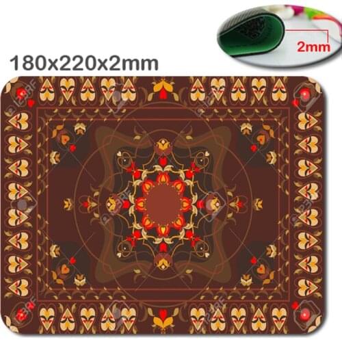 Hot Selling Custom Persian Carpet Styles Design High Quality Skid Durable Fashion Computer and Laptop Mouse Pad