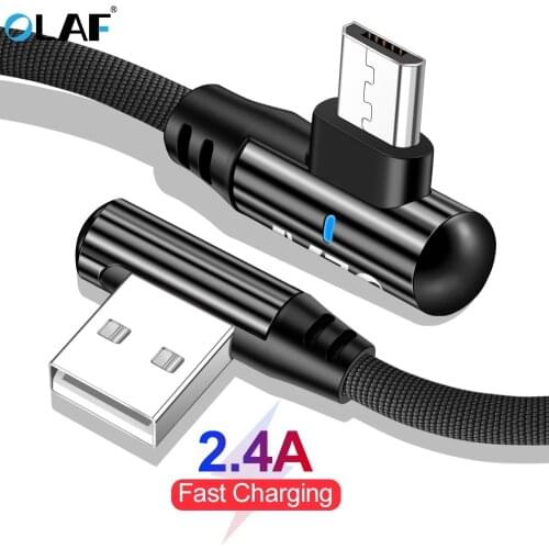 OLAF Micro USB Cable 2.4A Fast Charging Microusb Charger Cable For Samsung S7 Xiaomi Redmi Note 6 5 Pro Android Phone Micro Cord