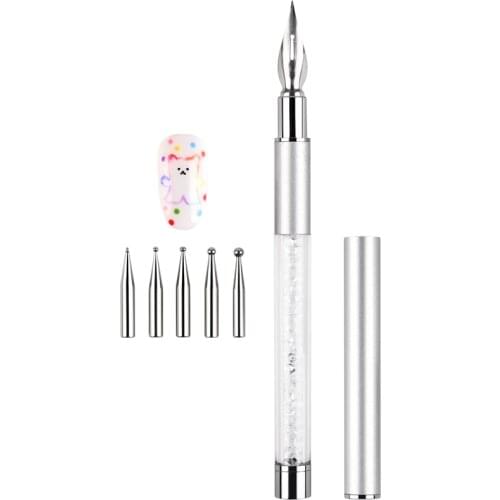 KADS 1pc Professional Nail Art Paint & Dotting Tool For Manicure Nails Drill Point Pen Nail DIY Painting Tools Hot Selling