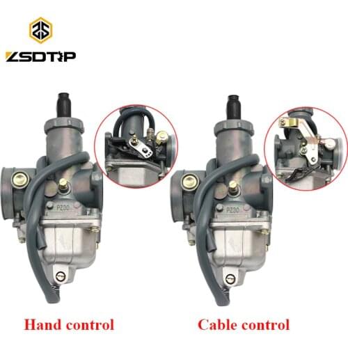ZSDTRP PZ26/27/30mm Carburetor Motorcycle Carburetor for Honda CG125 CG150 CG250 TTR250 Dirt Bike ATV Hand/Cable Choke Carbs