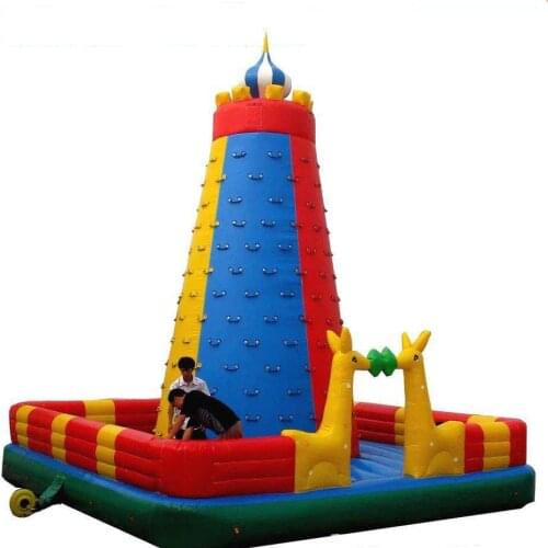 PVC commercial grade inflatable climbing wall Inflatable Tower Climbing Mountain
