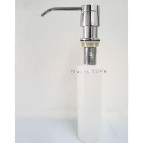 X26903 Stainless Steel Head with Plastic Bottle of Liquid Soap Dispenser Use for Kitchen Sink