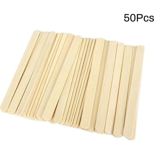 New 50pcs Popsicle Stick Ice Cube Maker Cream Tools Model Special-Purpose Wooden Craft Stick Lollipop Mold Accessories