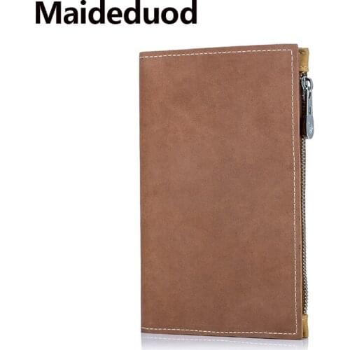 Maideduod 2018 Genuine Leather Passport Cover Travel Passport Holder Bag Passport Case Wallet License Credit CardHolder BOX Pack