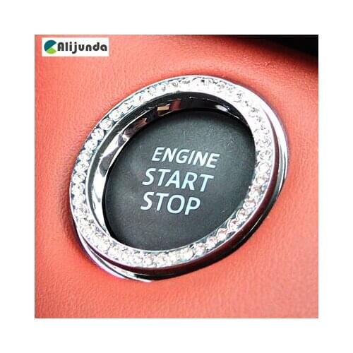 Car ignition switch decoration Ring Sticker for Audi A-series C-series S-series SQ-series RS-series Q3 Q5 SQ5 Q7