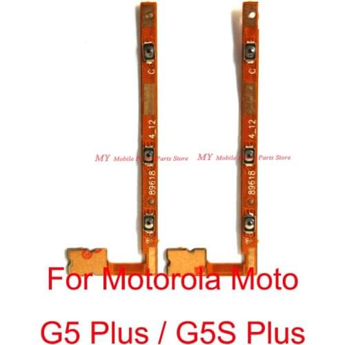 1-30 PCS Power Volume Side Key Button Flex Cable For Motorola Moto G5 Plus / Moto G5S Plus G5+ Power Volume Switch Button Key