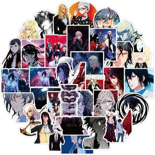 10/50PCS NOBLESSE Stickers DIY Fridge Guitar Laptop Motorcycle Luggage Skateboard Graffiti Joke Sticker Decal Kid Toys Gift