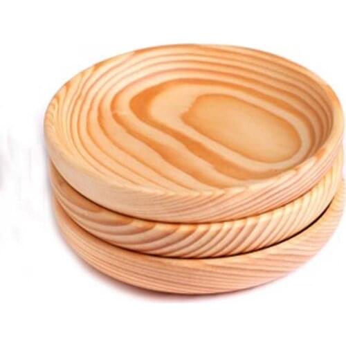 3pcs Japanese Cuisine Cedarwood Wooden Bowl for Rice Miso Sushi 6inch A1
