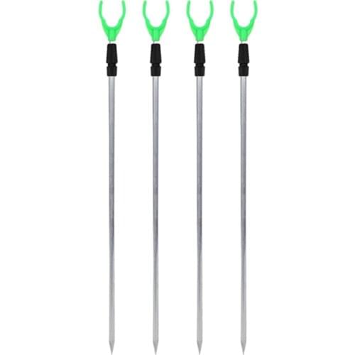 4PCS Adjustable Metal Fishing Rod Holder Fixed Frame Fishing Rod Bracket Fishing Supplies