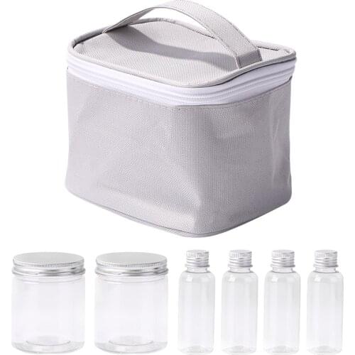 7PCS Spice Jar Pepper Shaker Box Seasoning Can Pepper Salt Cruet Bottle Kitchen Outdoor Camping BBQ Spice Cruets Set Travel Size