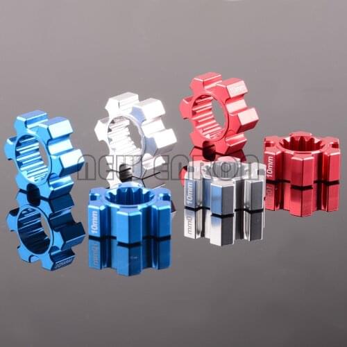 NEW ENRON 2P Aluminum Wheel Hubs Hex 10mm Thickness 7756 7756X 7756R 1:5 Metal For RC CAR 1/5 Traxxas X-Maxx XMaxx 77086-4