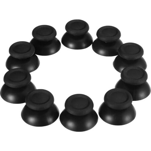 10pcs Plastic Black Analog Thumbstick Thumb Stick Replace For PlayStation 4 PS4 Controller Thumbstick Caps