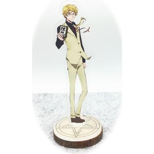 Anime Bungo Stray Dogs Acrylic Figure Kunikida Doppo Stand Model Toys Kawaii Accessories For Boys Girls Gifts