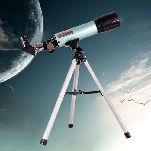 Refraction 360X50 Astronomical Telescope With Portable Tripod Sky Monocular Telescopio Space Observation Scope Gift telescope