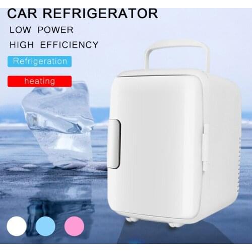 Car Mini Refrigerator 12V 4L Portable Vehicle Refrigerator Home Car Dual-purpose Cooler Warmer Box Fridge Car Accessories