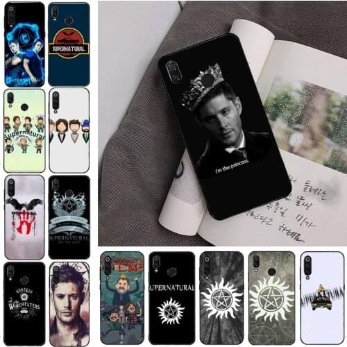 Cool Supernatural tv logo Phone Case For Redmi note 8Pro 8T 9 Redmi note 6pro 7 7A 6 6A 8 5plus note 9 pro case
