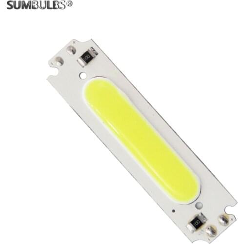 DC 12V 60*15mm COB LED Bar 2W Diode Lighting Strip Red Blue Pink Green Yellow White Color for DIY Lamp