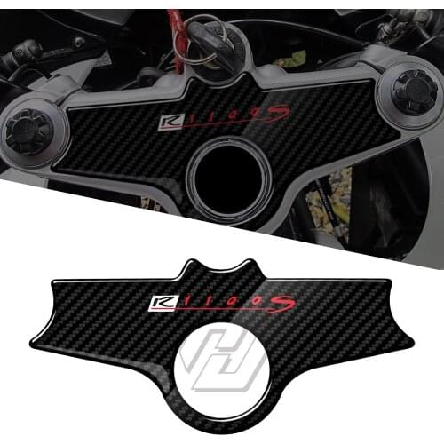 For BMW Motorrad R1100S 1996-2001 3D Carbon-look Upper Triple Yoke Defender