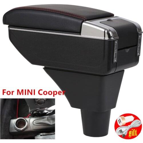 For MINI Cooper R50 R52 R53 R56 R57 R58 F55 F56 F57 Countryman R60 F60 Armrest box car accessories styling