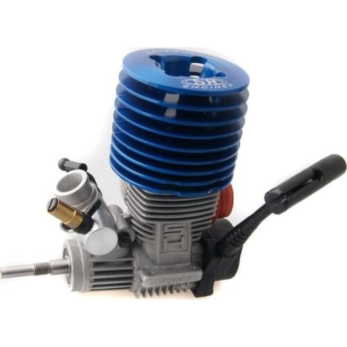 HSP RC Car 1:8 Buggy Monster Truggy Nitro Engine Taiwan Imports Blue SH 21 Engine 3.48CC M21-P3 Pull Starter