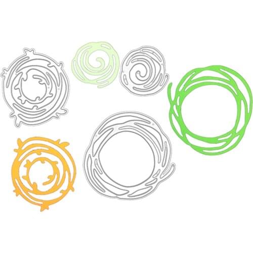 Julyarts Circle Lace Metal Cutting Dies 2021 Craft For Scrapbooking Craft Stencil DIY Album Template Decor Model