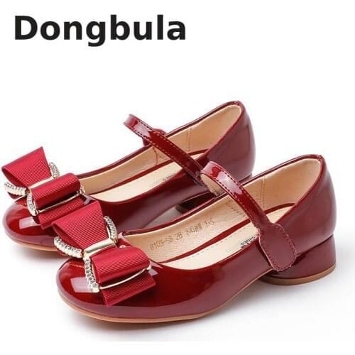 Summer Children Shoes For Girls Princess Leather Shoes School Fashion Bow Flowers Kids Dress White Flat Shoes Wedding Party2018