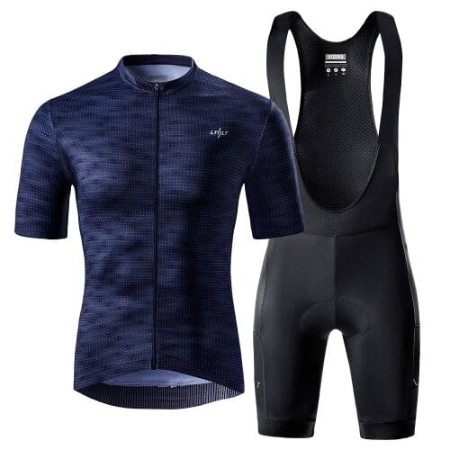 2021 LTIILT Cycling Jersey Suit Mens Team Uniform Short Sleeve MTB Road Bike Clothes Quick-drying Man Cycling Bib Pants