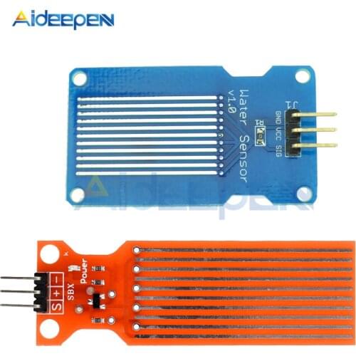 10pcs DC 3V-5V 20mA Rain Water Level Sensor Module Detection Liquid Surface Depth Height Sensor Board For Arduino