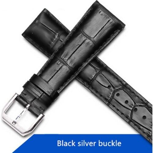 20 22mm Black Brown Blue Men Calf Leather Watch Band for IWC Watch Strap PORTUGIESER CHRONOGRA Bracelet Pulseira Relogio Belt