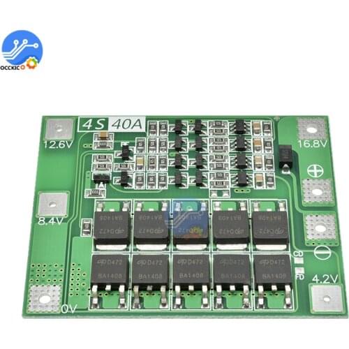 BMS 3S 4S 25A 30A 40A 60A Li-ion Lithium Battery Charger Protection Board DIY kit Enhance/Balance 18650 battery Protection Board