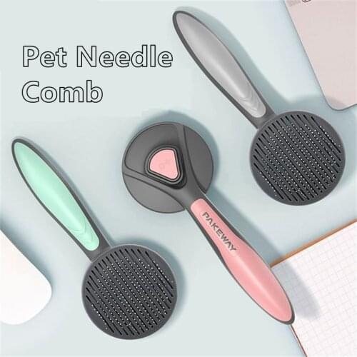 Pet Comb for Dogs Grooming Toll Automatic Hair Brush Remover Pet cat Hair shedding Comb Dog Beauty cleaning Comb Pet Products
