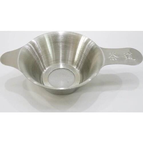 1Pcs Stainless Steel Tea Strainer Tea Infuser Fine Mesh Tea Leaf Funnel Tea Accessories Tea Filter Reusable