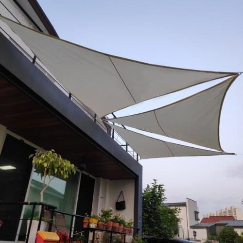 5x5x5 M Swimming Pool Sunshade Net Canvas Outdoor Patio Table Cover Sail Gazebo Swing Shade