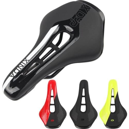 Cycling Cushion Hollow Widened Silicone Padding Comfortable Wear-resistant Mountain Bike Saddle Folding Bicycle Seat Bike Parts
