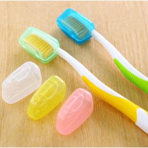 5pcs Toothbrush Heads Cover PP Plastic Protective Cap Prevent Bacteria Portable For Outdoor Travel Home Brush Head Anti-dust
