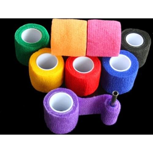 300 pcs/Lot 5cm Width Non-Woven Fabrics for Tattoo Grip Ribbed Tattoo Grips for Tattoo Artists TG2118