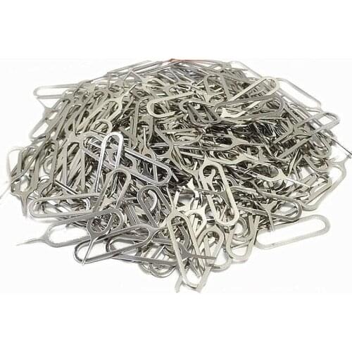 50 pcs Smartphone SIM Card Tray Pin Ejector Removal Ejecting Take Needle Opener For iPhone For Samsung For Huawei Xiao Mi Meizu