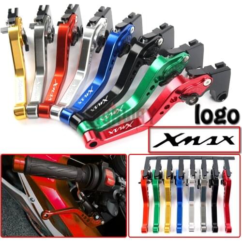 Motorcycle Brake Handle Bar Lever CNC Aluminum Short Adjustable Brake Clutch levers For Yamaha XMAX X-MAX XMAX 300 2017 2018
