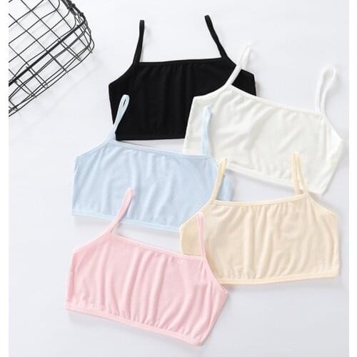 Childrens underwear, female students, developmental girls, 8 to 15 year old girls, training bra, camisole, girls tube top