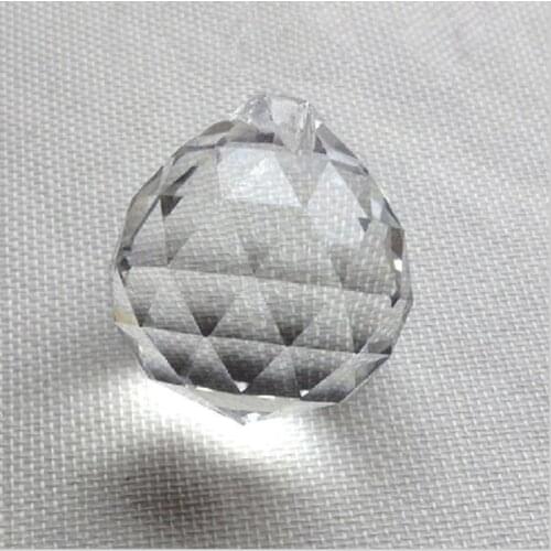 Hot Sale 10pcs/Lot Best Price Quality 30mm Crystal Chandelier Faceted Prism Balls Glass Chandelier Parts