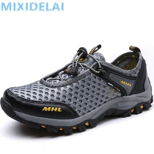 New Spring Summer Breathable Light Outdoor Walking Casual Male Sneakers Mesh Shoes For Men High Quality Comfortable Footwear