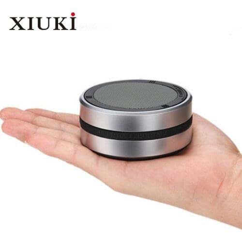 XIUKI Wireless Bluetooth Speaker Metal Bluetooth 3.0 Home Mus Portable Subwoof Sound With Mic TF Card MP3 Music Play Loudspeaker