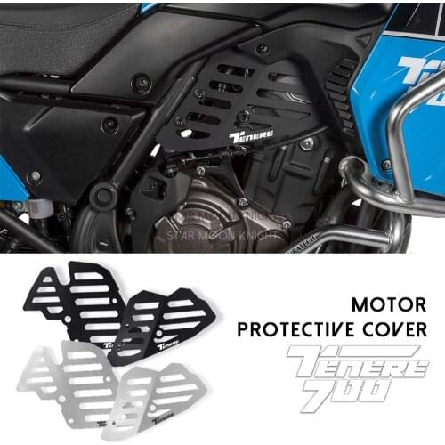 New For Yamaha Tenere700 2019 2020 2021 Motorcycle Engine Guard Cover protector Crap Flap Set Tenere 700 Rally T7 XTZ700 XT700Z