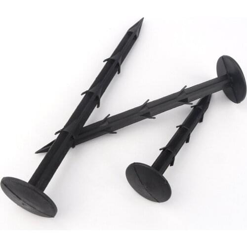 Wholesale 50pcs/lot 11 16 20mm Garden Ground Nail Greenhouse Film Weed Prevention Ground Cloth Sunshade Fly Net Mulch Fix Tools