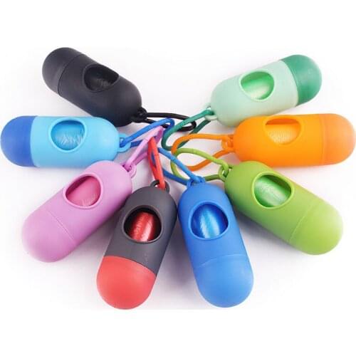 For Wholesale Pet Cleaning Supplies Trash Box Dog Toilet Picker Dispenser Portable Poop Picker Dog Garbage Bag Cat Dog Poop Bags