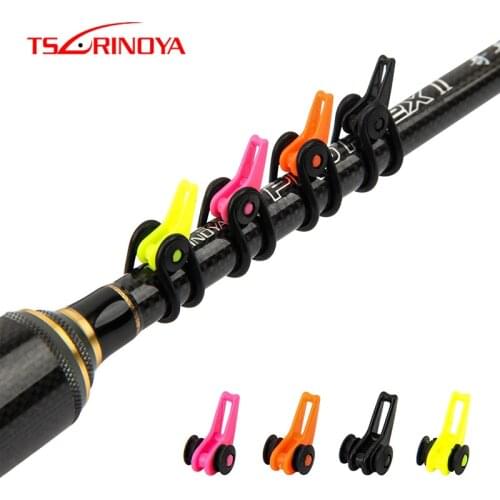 TSURINOYA Bait Hanger 7PCS/Lot Plastic Lure Holders for Fishing Rods Ajustable Hook Safe Keepers Fishing Tackles Accessories