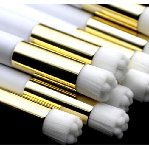 10 Pcs Professioan Black White Pink Deep Cleaning Nose Washing Brush Flat Convex Head Cleaner Exfoliating Facial Cleansing Brush