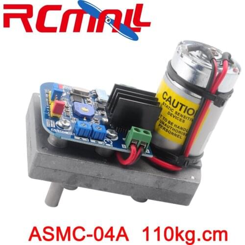 ASMC-04A High Torque Robot Servo Motor 12V~24V 110kg.cm For RC Car Quadcopter Boat XZ0033A