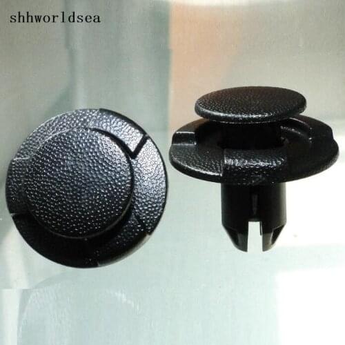 Shhworldsea 100PCS auto plastic clips Splash Shield Fender Front Bumper Retainer for Infiniti X-Trail 01553-05933